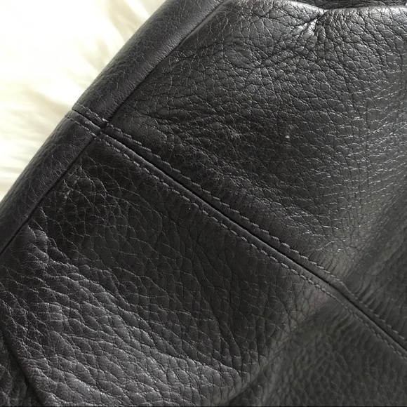 Coach purple leather handbag - Picture 6 of 9